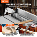 VEVOR Table Saw 10 Inch 8 Amp 25 Inch Rip Capacity Tool