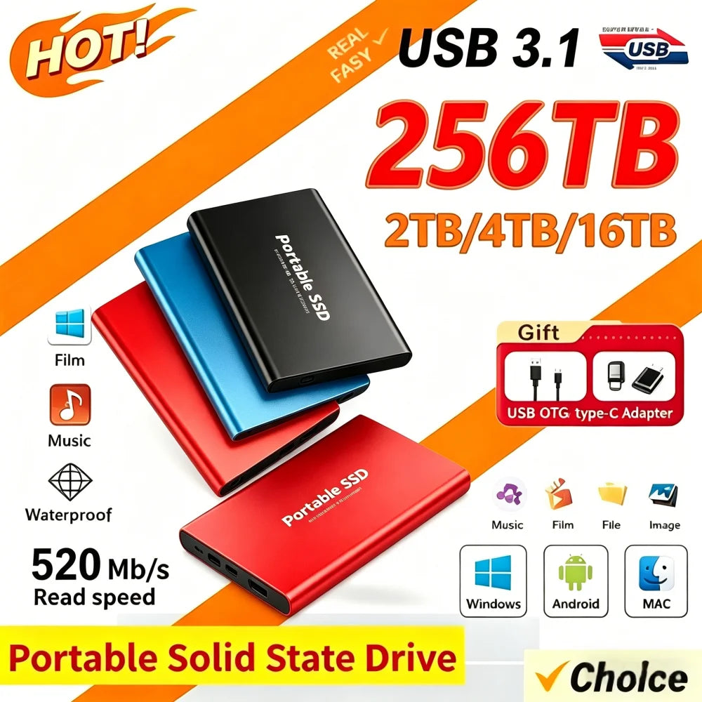 USB External SSD Drive