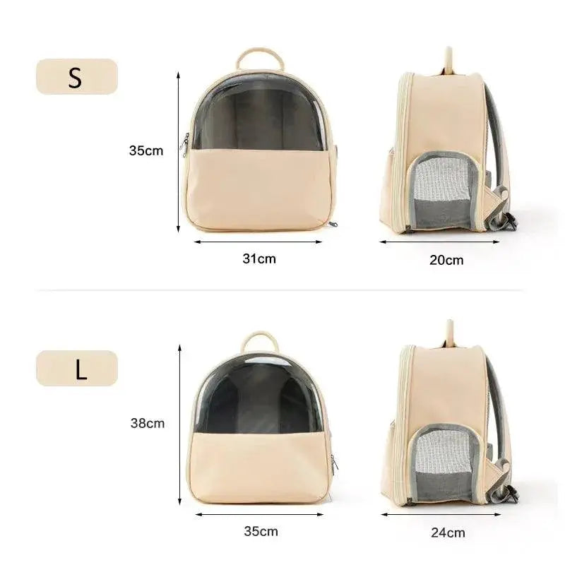 Ourlum Breathable Pet Carrier Backpack Travel Comfort