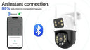 Smart Outdoor Camera 4K 8MP 360 Degree AI Tracking