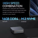 Intel N150 Mini PC Windows 11 Desk