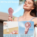 USB Humidifier Fan - Rechargeable Cooling Mist