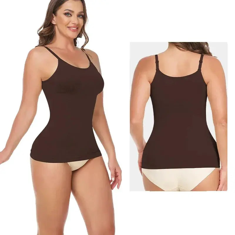Scoop Neck Slimming Cami Tummy And Waist Control Shapewear
