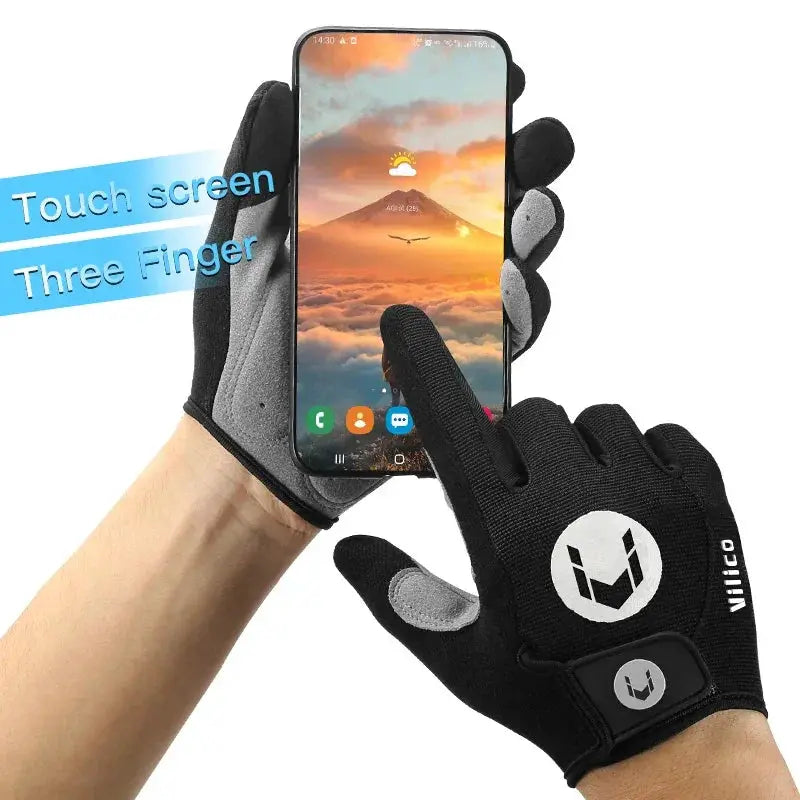 Breathable Non Slip Cycling Gloves For MTB And Road Bikes