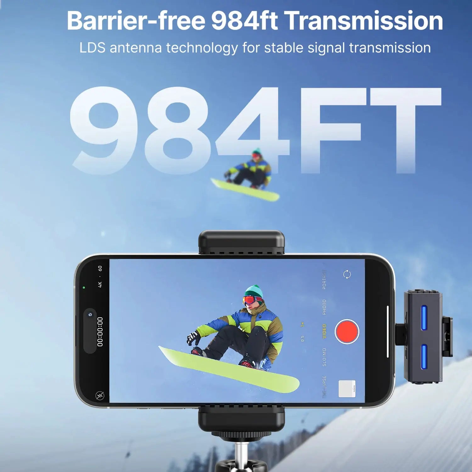BOYA BOYALINK 3 Professional Mini Wireless Lavalier Microphone for iPhone USB-C Android Camera Noise Cancellation for Recording
