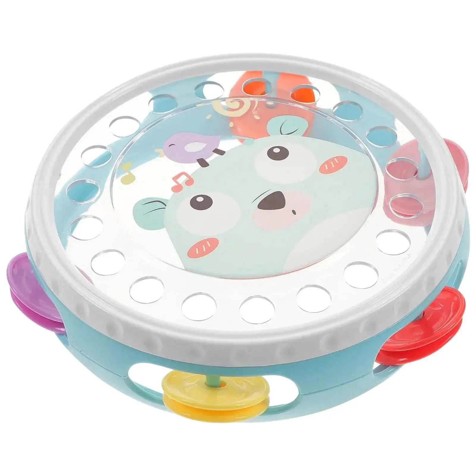 Kids Tambourine Clapping Hand Crank Musical Toy Fun