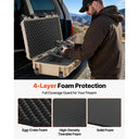 Hard Rifle Case Lockable Foam Insert