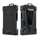 Badge Card Holder Carbon Fiber Wallet For Men Slim Design