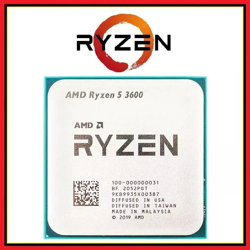 AMD Ryzen 5 3600 3.6GHz 6 Core AM4 LGA CPU Processor