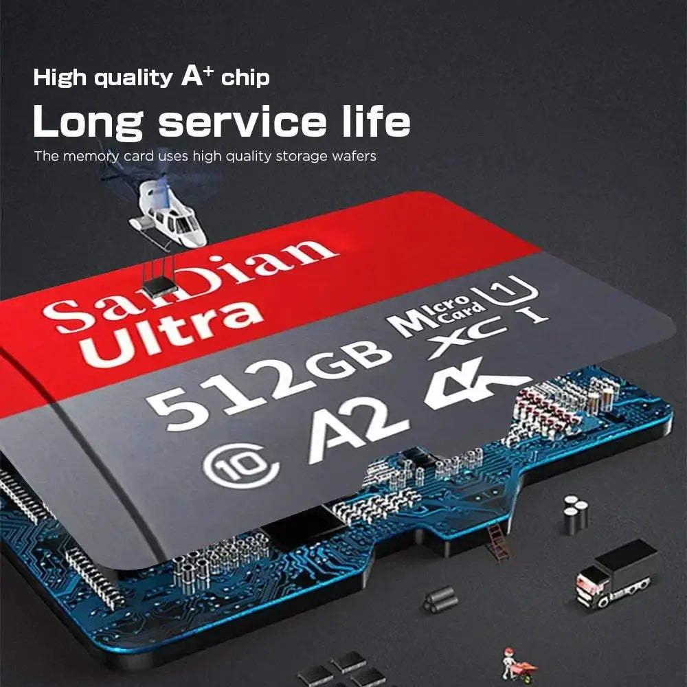 Original 512GB Memory Card High Speed Micro SD Card