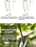 Airaj Gardening Scissors Pruning Fruit Tree Stainless Steel