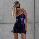 Tie-Dye Mini Dress for Women Comfortable