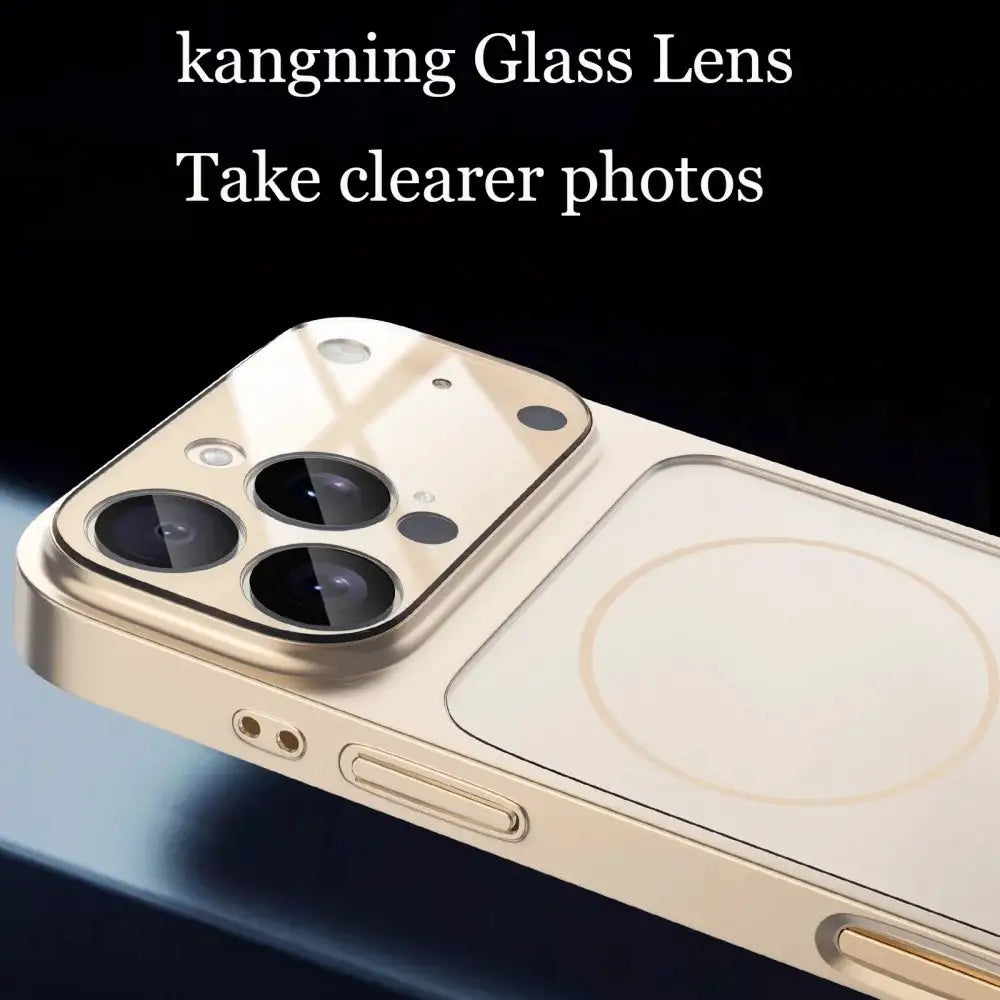 Luxury Original For Magsafe Matte Armor Case For iPhone 17 18 16 15 14 13 Pro Max Funda Wireless Charging Hard Magnetic Cover