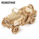 Robotime Rokr 3D Wooden Puzzle Steam Train Kit
