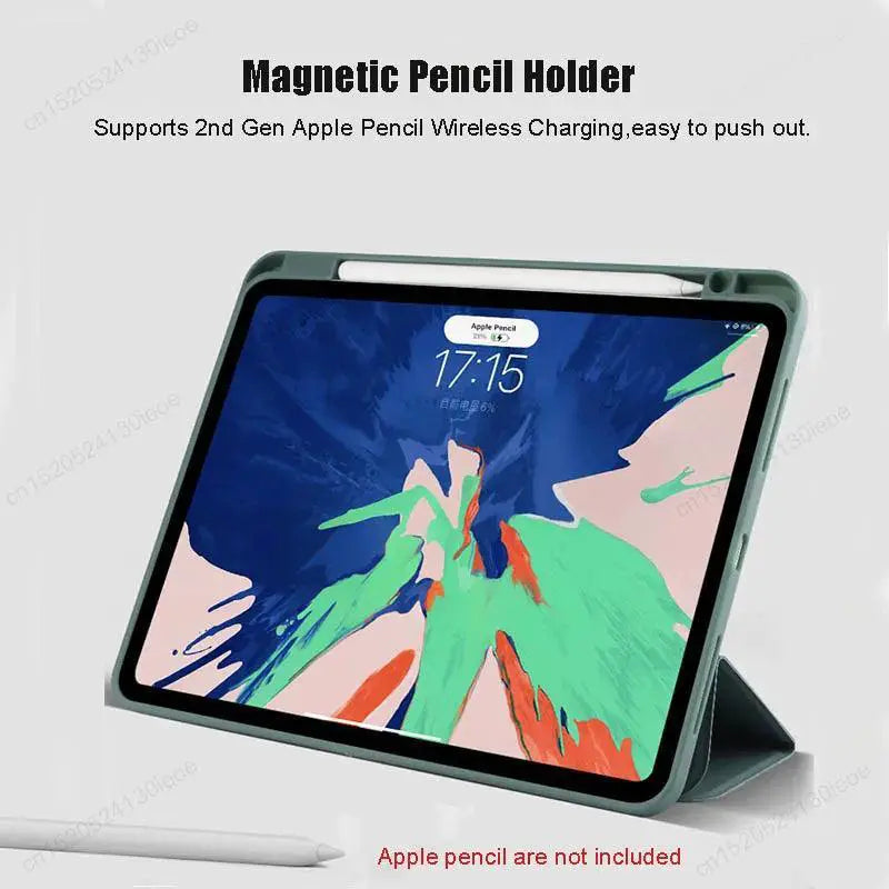 Waterproof Silicone Case With Pencil Holder For iPad Air