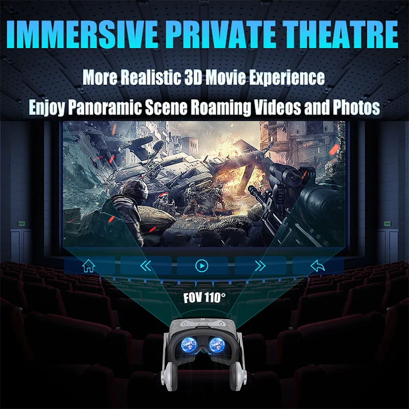 VR Headset for Immersive Gaming