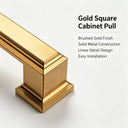 Champagne Bronze Handles - Anti Smudge