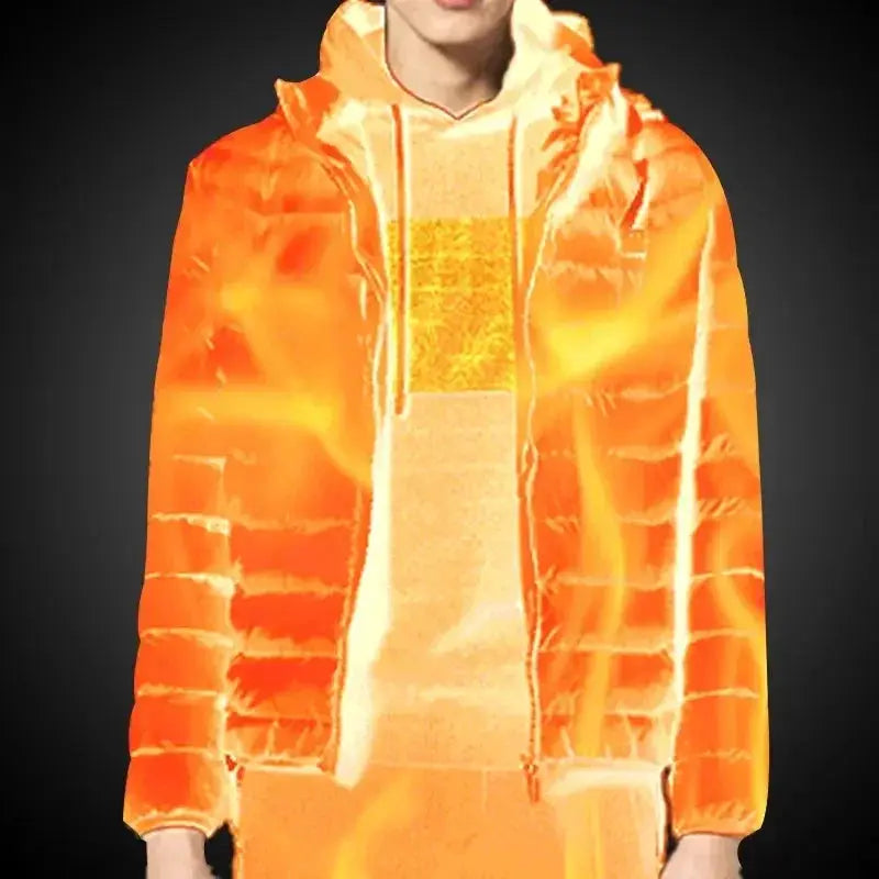 Heated Jacket USB Intelligent Dual Control 9 To 19 Zone Warm