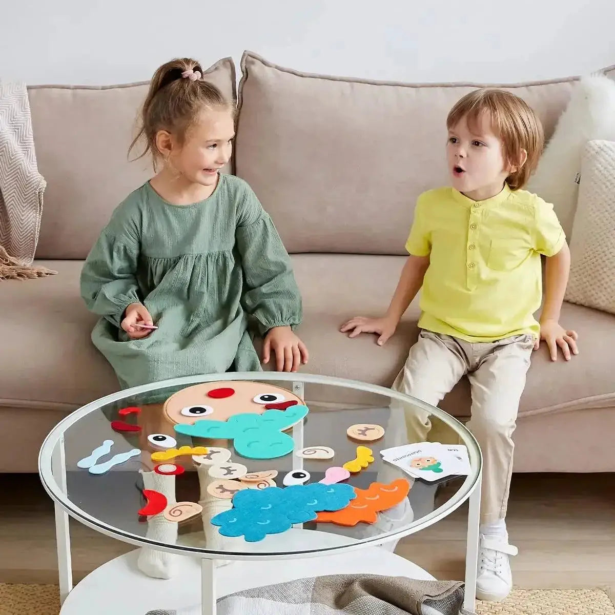 Montessori Emotion Change Facial Expression Game for Kids