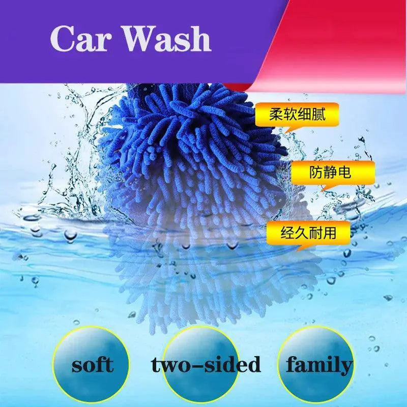 Chenille Plush Car Wash Gloves Ultimate Cleaning Power