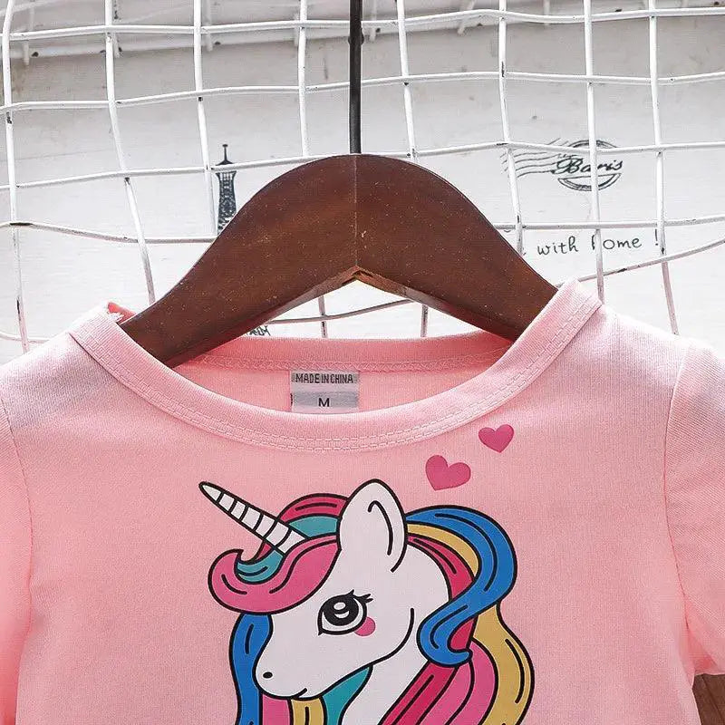 Unicorn Princess Dress For Girls 2-6 Magical Party Outfit