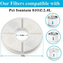 Cat Water Fountain Filter: Triple Filtration For Fresh Hydration