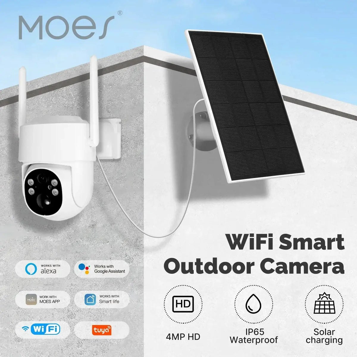 Solar-Powered Security Camera for Homes — product view 8