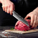 Razor-Sharp Santoku Knife for Home Chefs