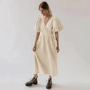 Breathable Cotton Maxi Dress for Women