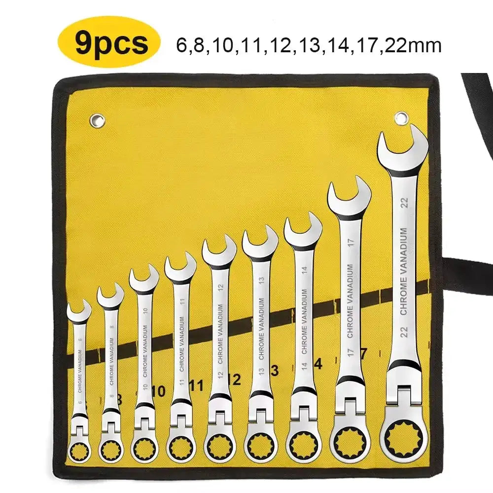 Effortless Flex Head Ratchet Wrench Set — product view 10