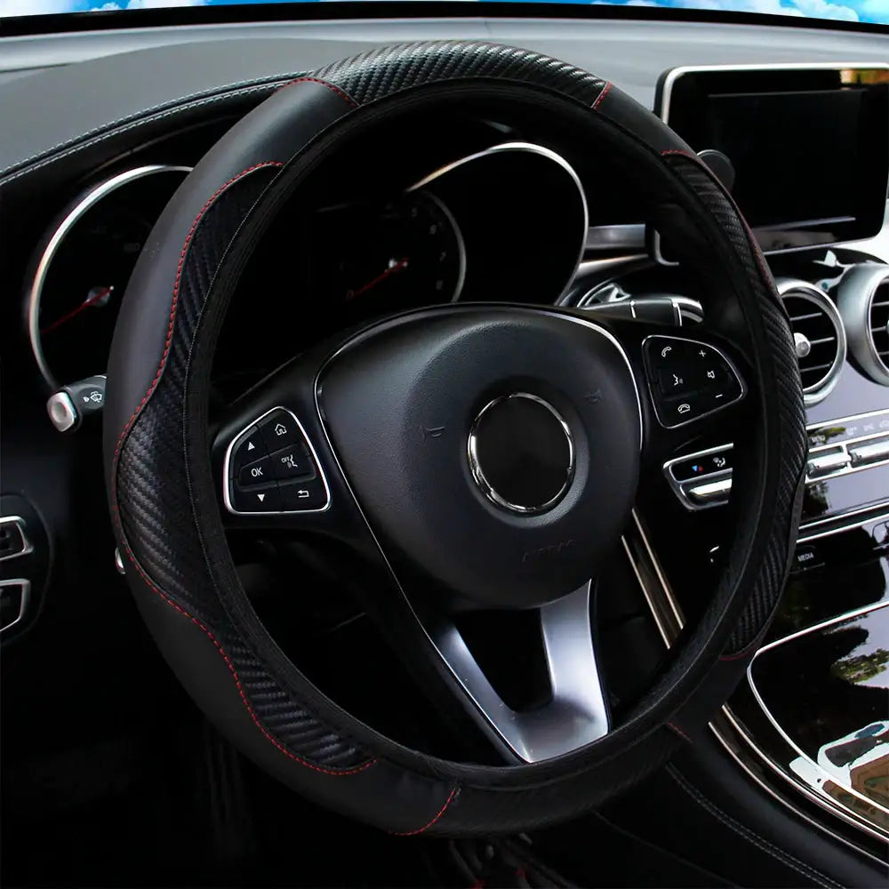 Steering Wheel Cover - Refined Carbon Texture — product view 14