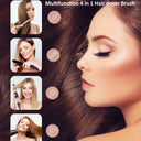 KIPOZI Hot Air Brush 4 in 1 Comb Reduces Frizz Curls