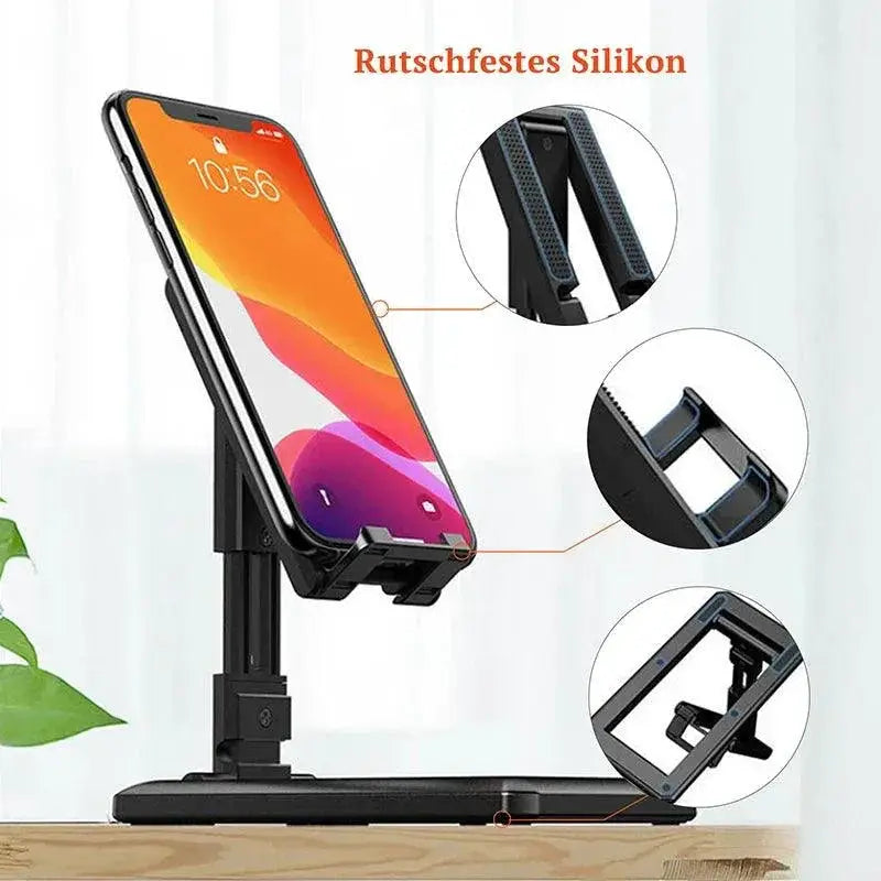 Ergonomic Foldable Phone Stand for Tablets and Smartphones