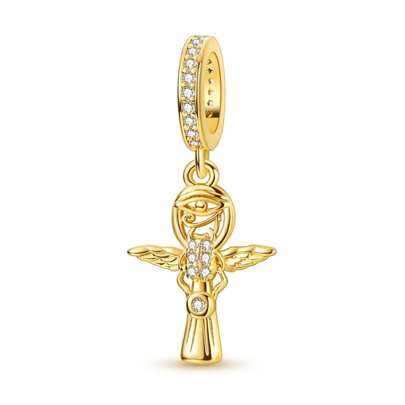 Sterling Silver Charm Pendant Beads