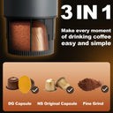 Portable in Electric Espresso Coffee Maker Rechargeable Self