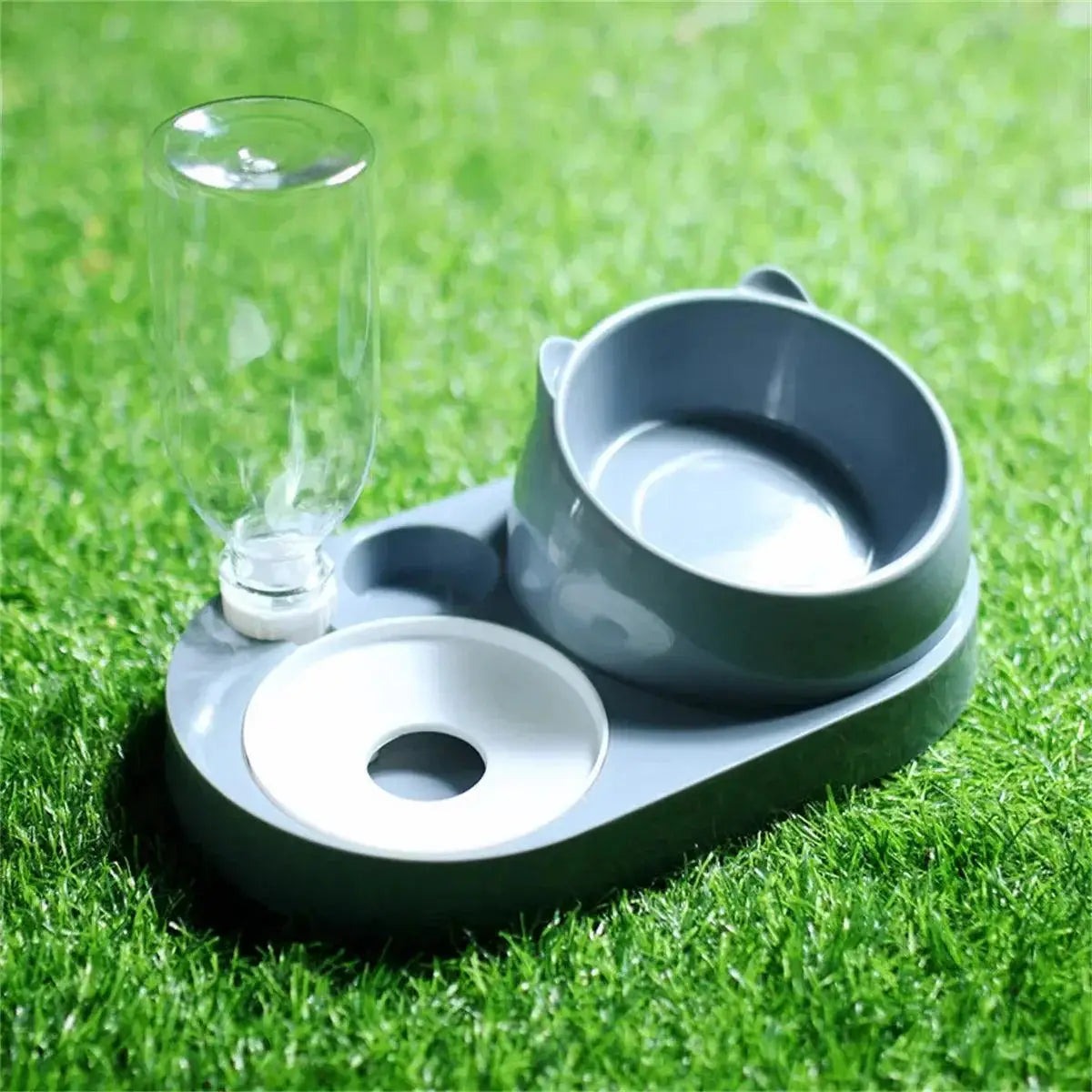 Pet Bowl Automatic Feeder Water Dispenser Double Dish Stand — product view 8