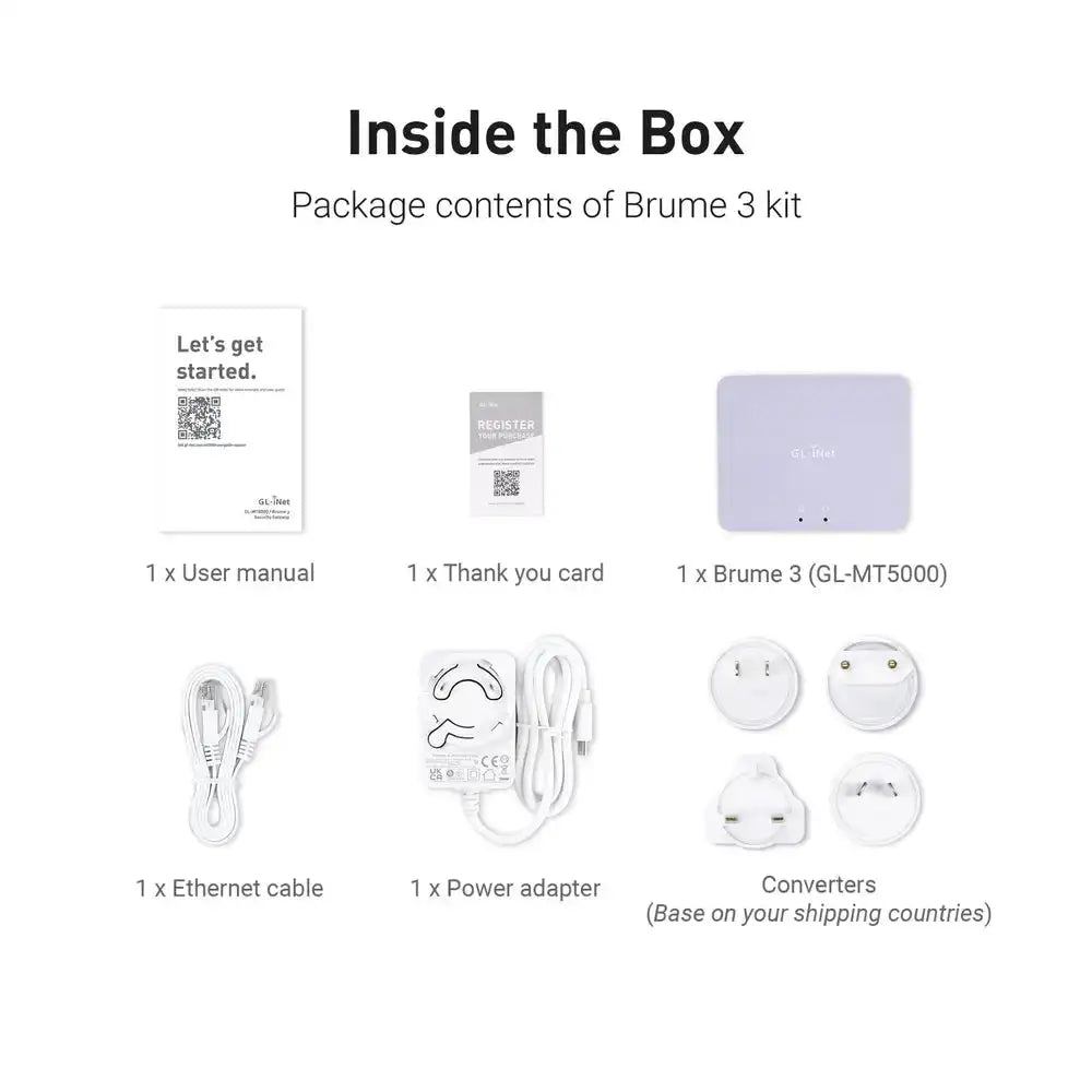 GL.iNet (Brume ) Wired VPN Security Gateway, NO Wi-Fi, — product view 8
