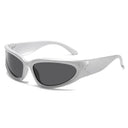 Trendy Unisex Oval Punk Sunglasses for Y2K Fashion Style
