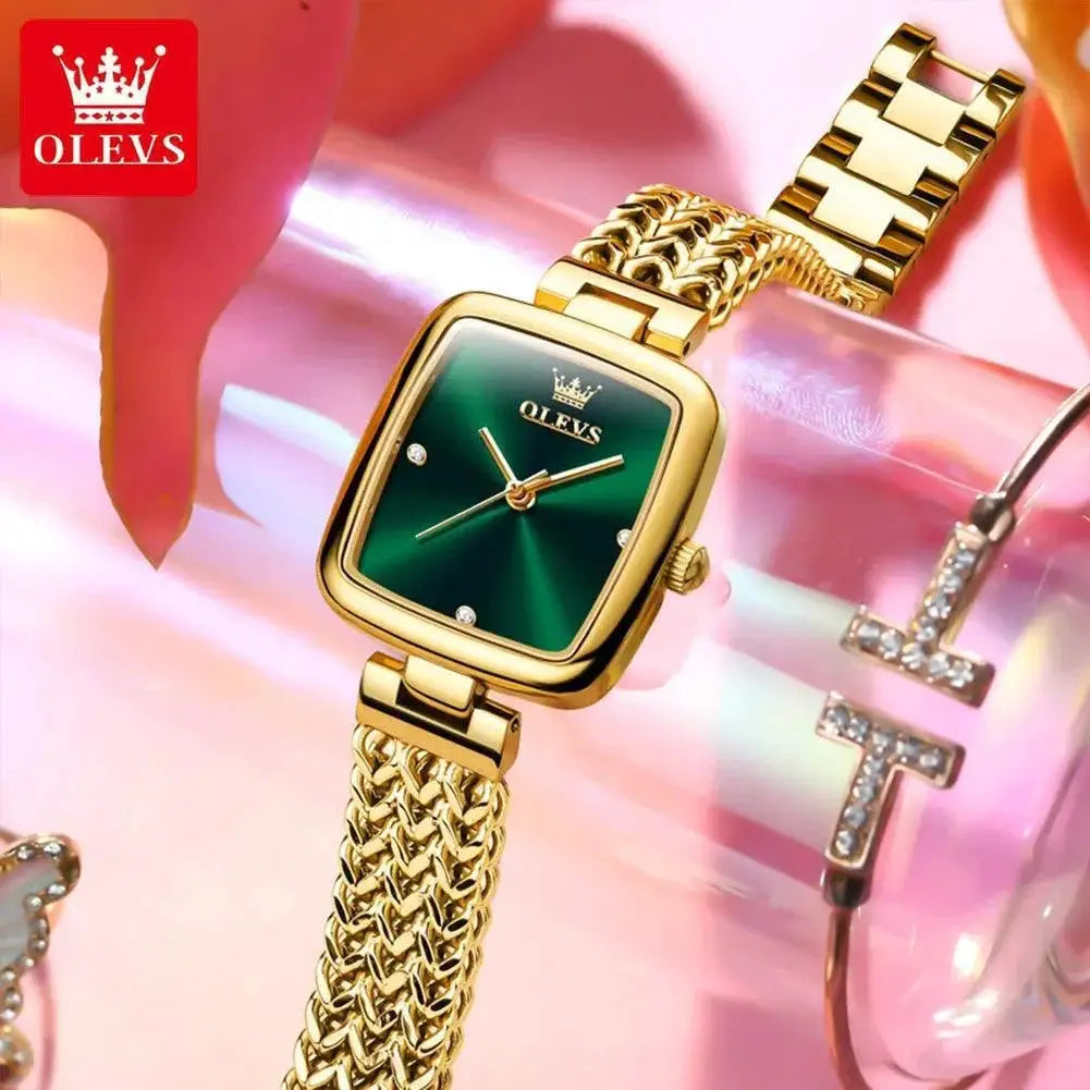 OLEVS Stainless Steel Quartz Watch For Women CE Certified
