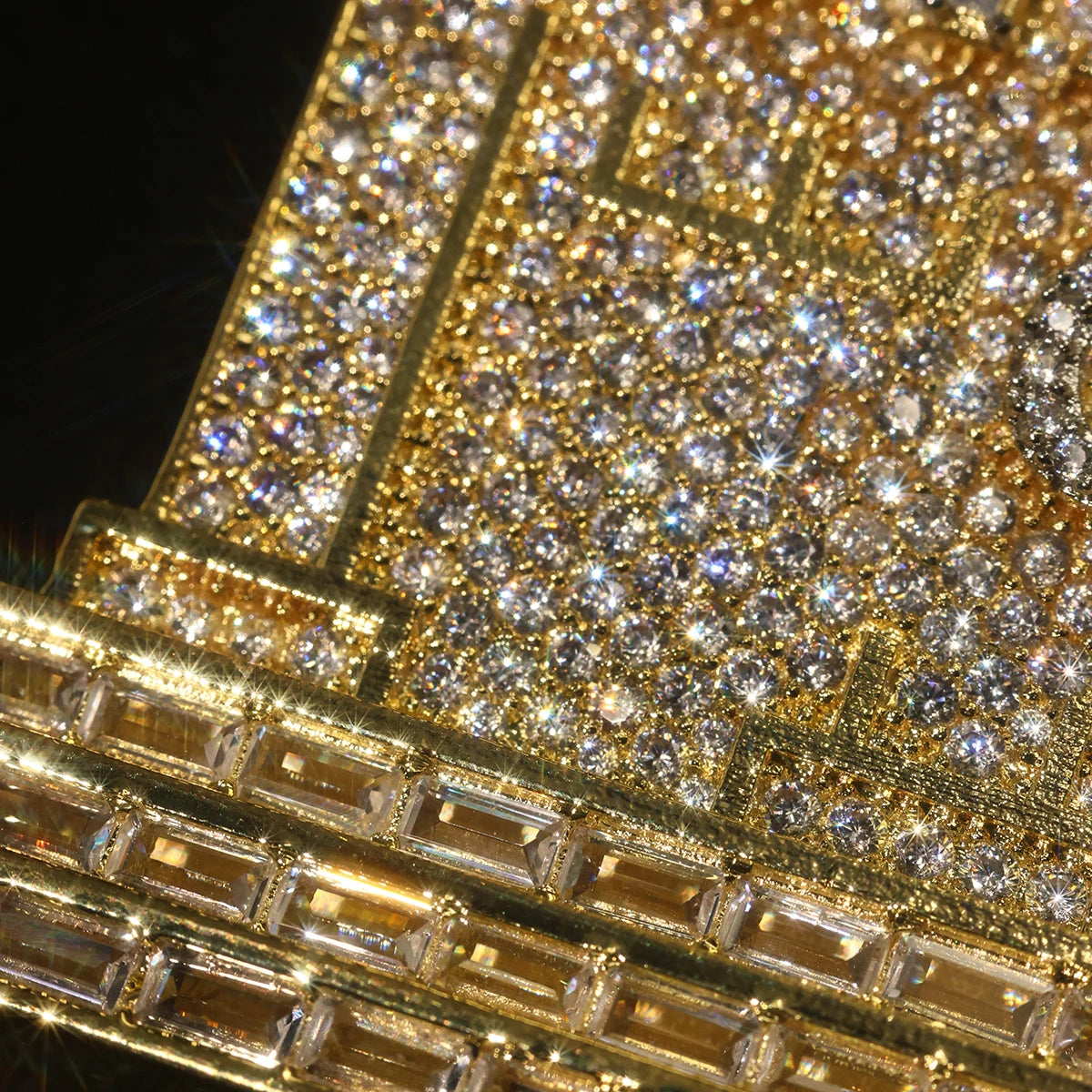 Iced Out Bank Temple Zircon