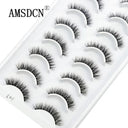 Glamorous Handmade 3D Mink Crisscross Eyelashes 10 Pairs