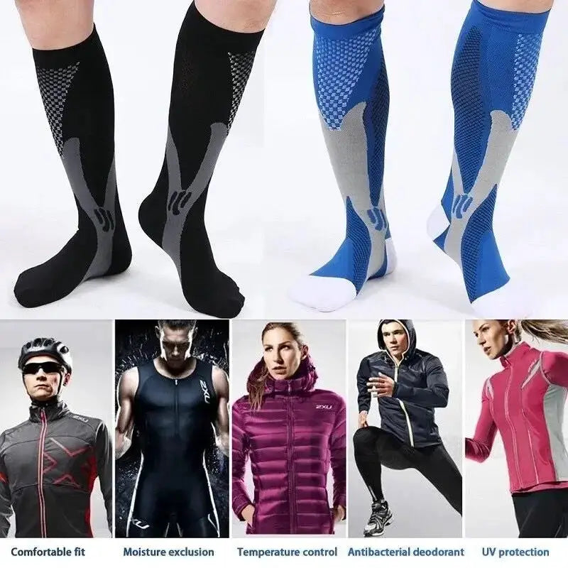 High Performance Compression Socks Sports Vein Prevention