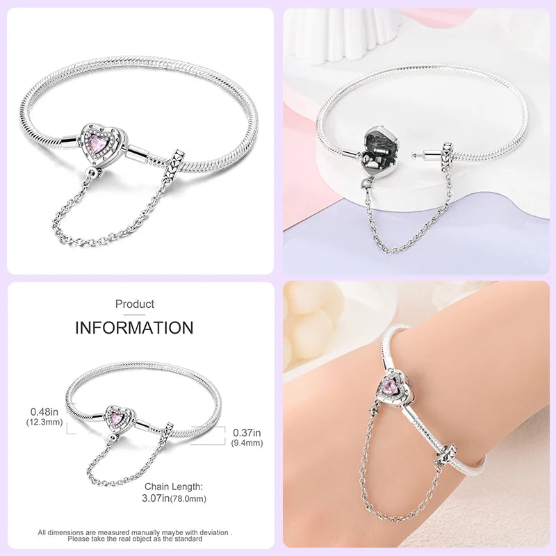 Sterling Silver Heart Shaped Series