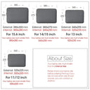 Portable Laptop Sleeve Bag: Stylish Soft Cover for Notebooks