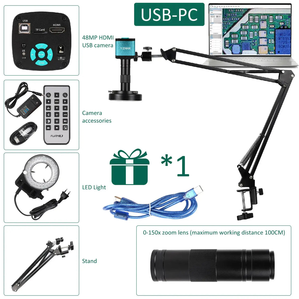 Portable Video Digital - Microscope — product view 8