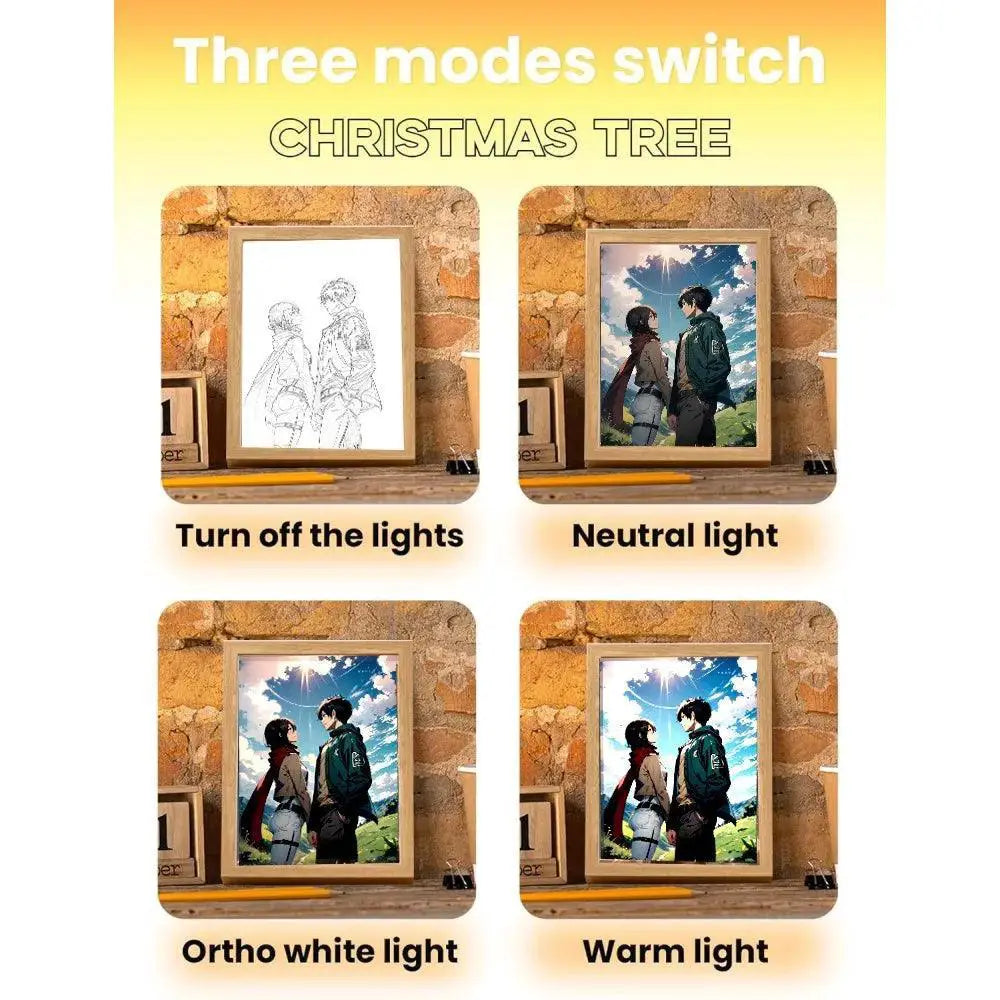 Attack On Titan LED Night Lamp For Anime Bedroom Decor