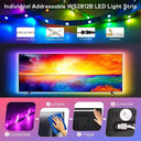 WS2812B RGBIC LED Strip Lights Bluetooth App Control Music Sync Party Ready