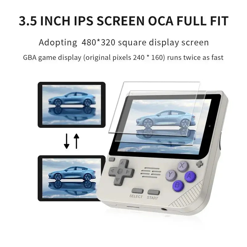 Powkiddy V10 Handheld Game Console 3.5 Inch Retro Gift