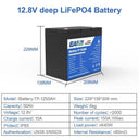 LiFePO4 Battery 100AH 12V - Reliable Solar Storage