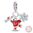 Red Series Charm Beads Sterling